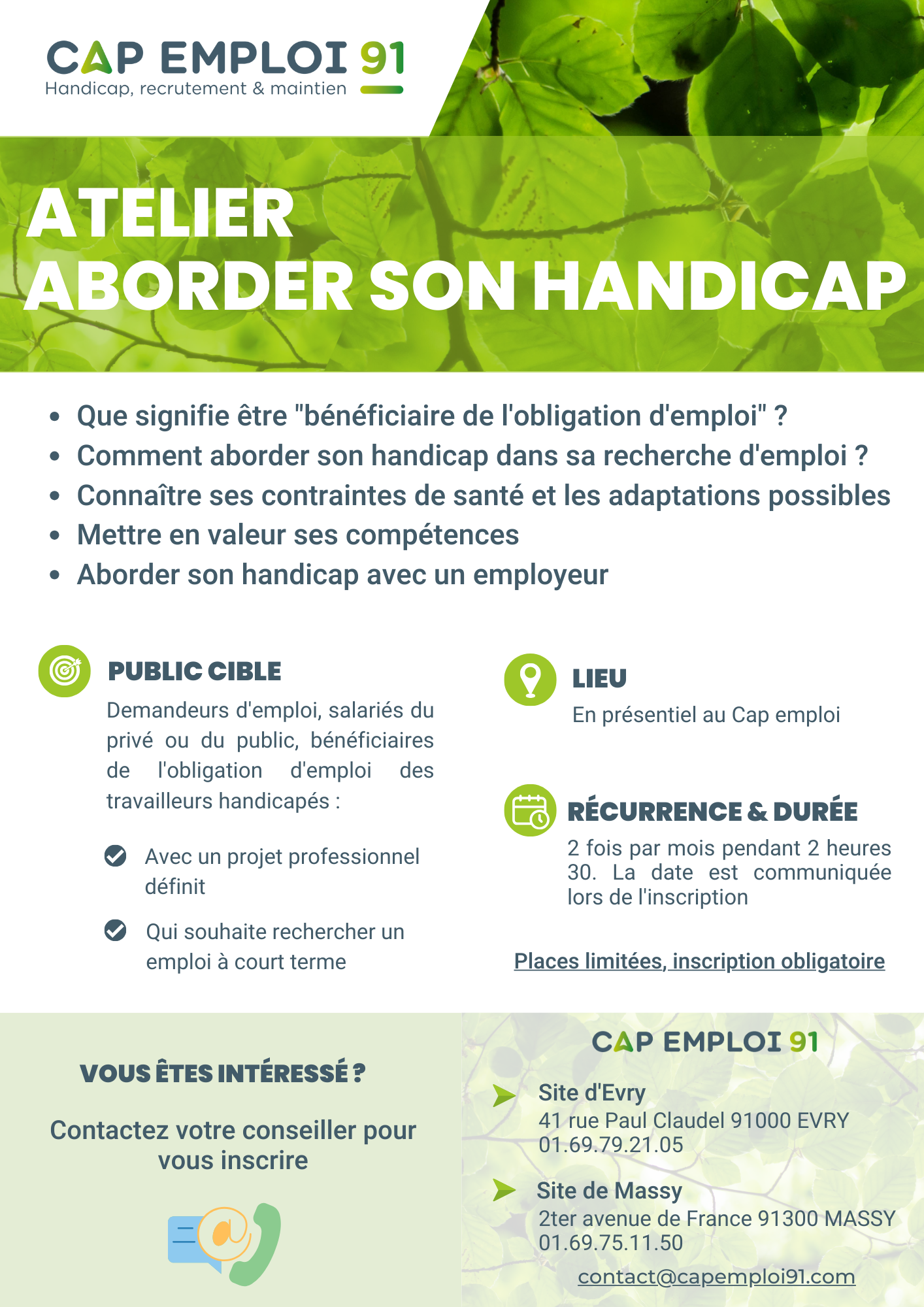 aborder son handicap