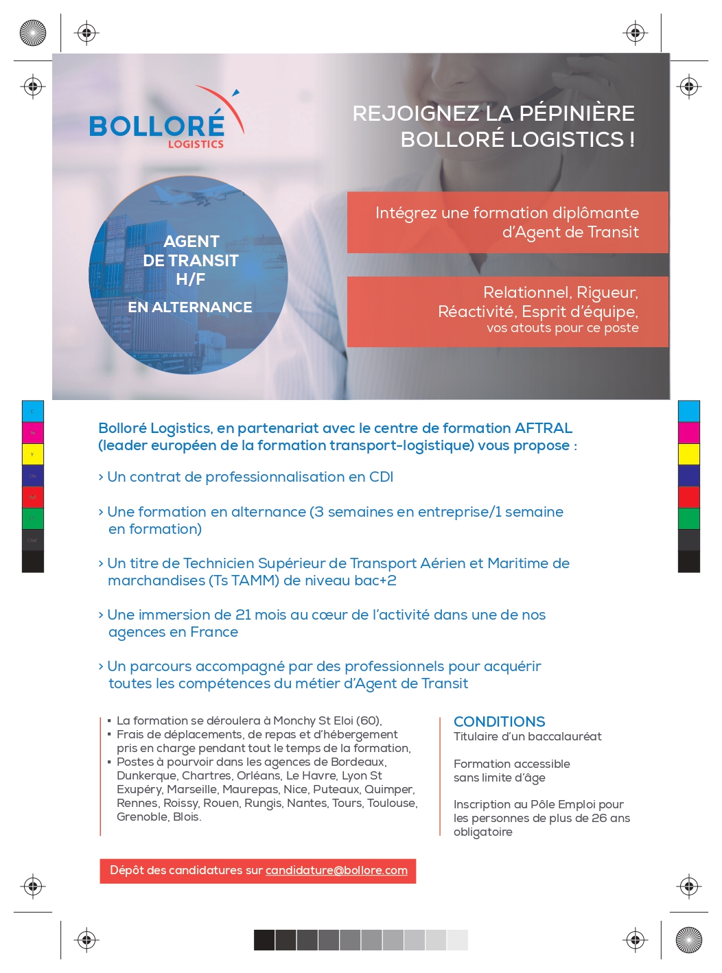 Rejoignez la pépinière BOLLORE LOGISTICS 1/2